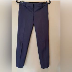 Express navy blue colonist ankle dress pant